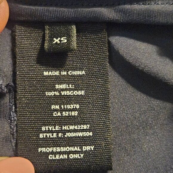 Helmut Lang Women’s Top Navy XS Minimalist Chic Normcore Athleisure Quiet Luxury - Picture 11 of 12